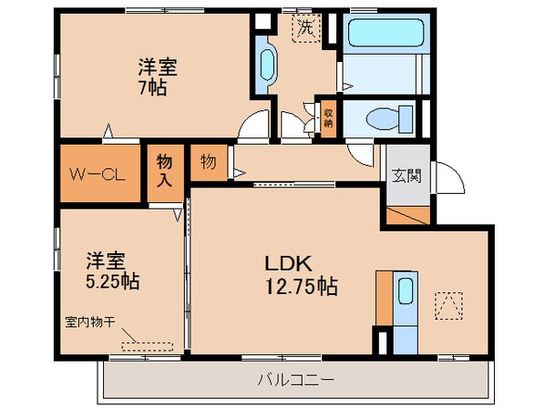 フォレスタＡ棟の物件間取画像